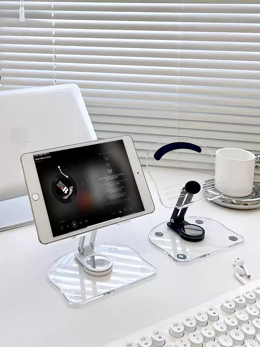 Clear Acrylic Book Stand Holder - Penyangga Buku Akrilik Penyangga Buku Bening