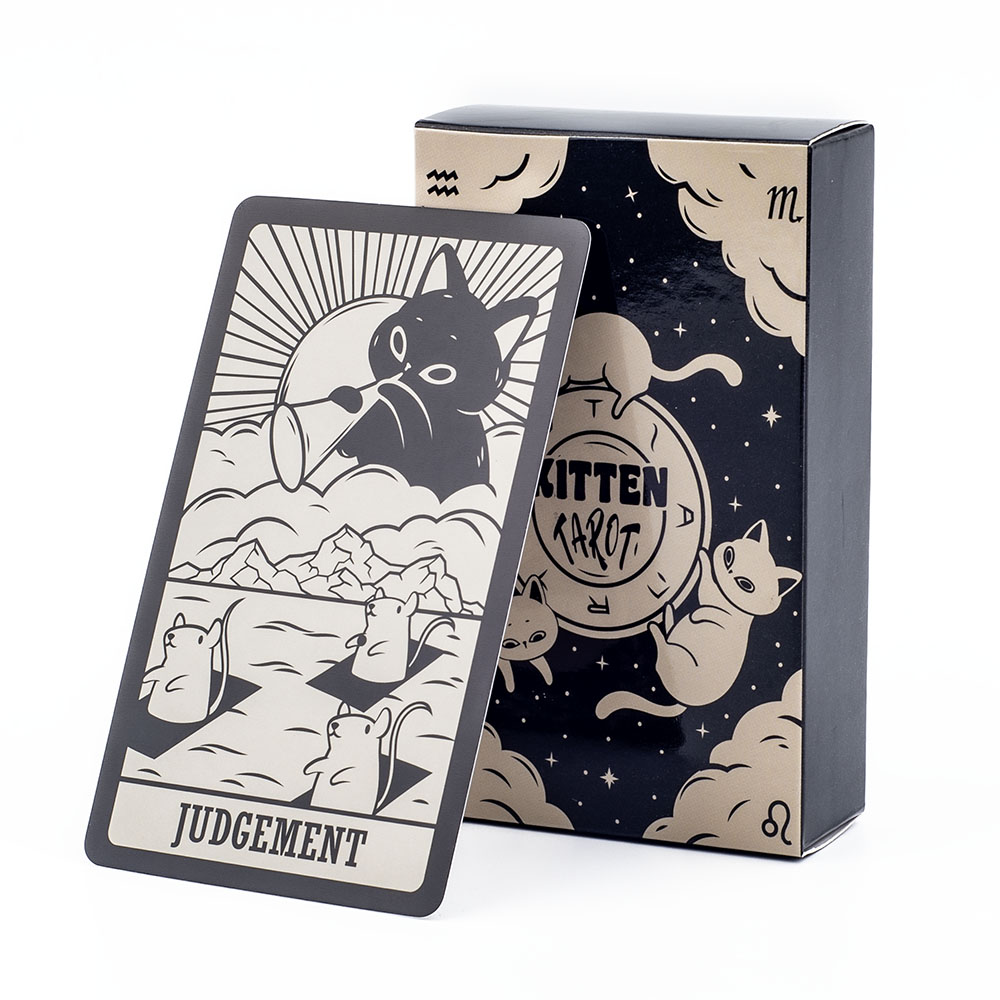 Kitten Tarot Deck 78 buah lucu - Tarot Deck With Guidebook ulasan dan harga
