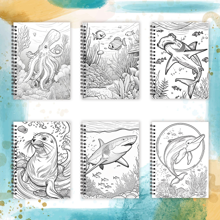 Buku Mewarnai - 8,3 x 11,2 inc - Adult Coloring Book Stress Relief ulasan dan harga