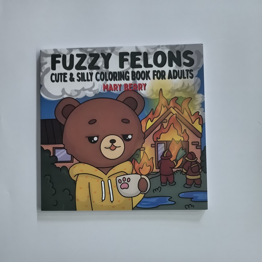 Buku Mewarnai Dewasa Fuzzy Fel - Adult Coloring Book Stress Relief ulasan dan harga