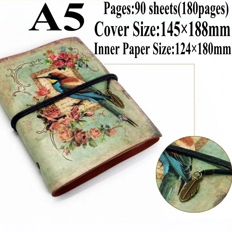 Buku catatan Vintage Mini buat - Vintage Leather Journal Notebook ulasan dan harga