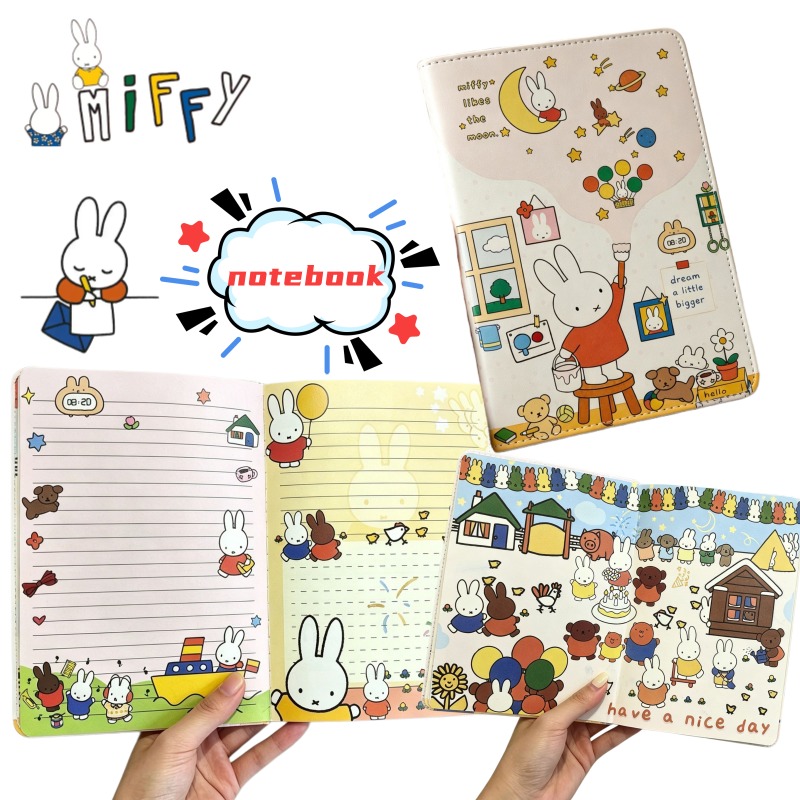 Buku Catatan Baru B6 Miffy Luc - Stationery Books ulasan dan harga