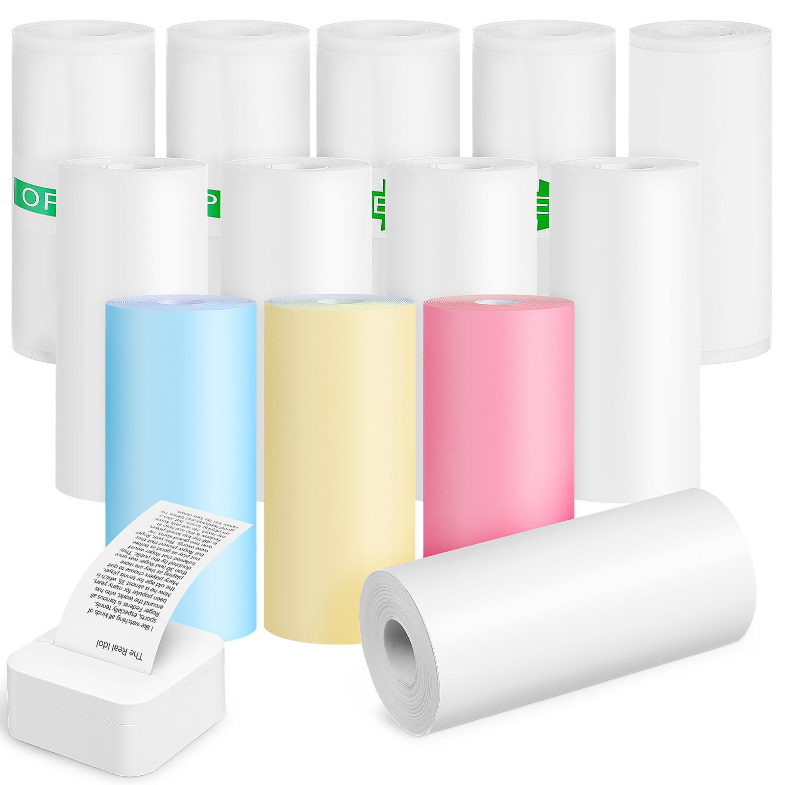 Kertas Printer Thermal Mini 13 - Mini Pocket Thermal Printer Paper Roll ulasan dan harga