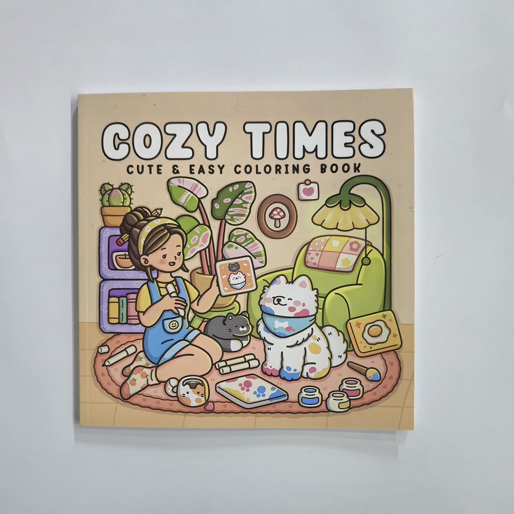 Buku Mewarnai Lucu & Mudah Wak - Adult Coloring Book Stress Relief ulasan dan harga