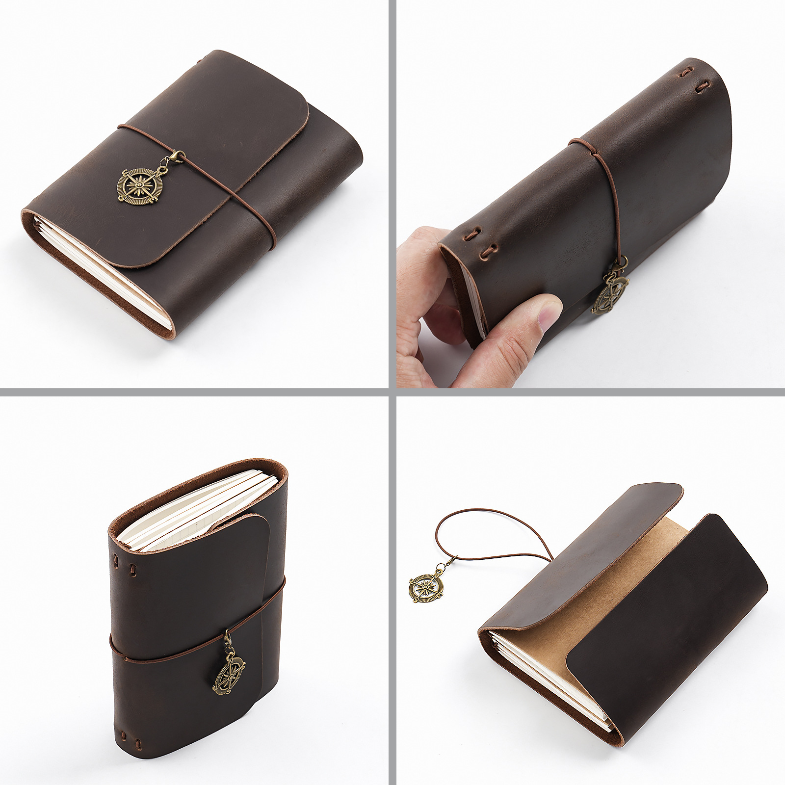 Buku Catatan Perjalanan Lipat  - Vintage Leather Journal Notebook ulasan dan harga