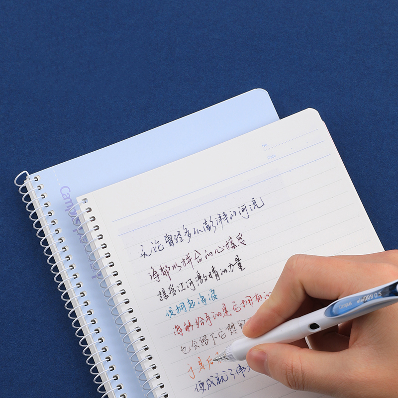2 Buah KOKUYO Buku Spiral Gulu - A5 Spiral Dotted Grid Notebook ulasan dan harga