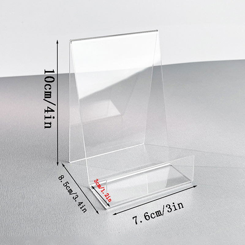 Penyangga Buku Akrilik, Bingka - Clear Acrylic Book Stand Holder ulasan dan harga