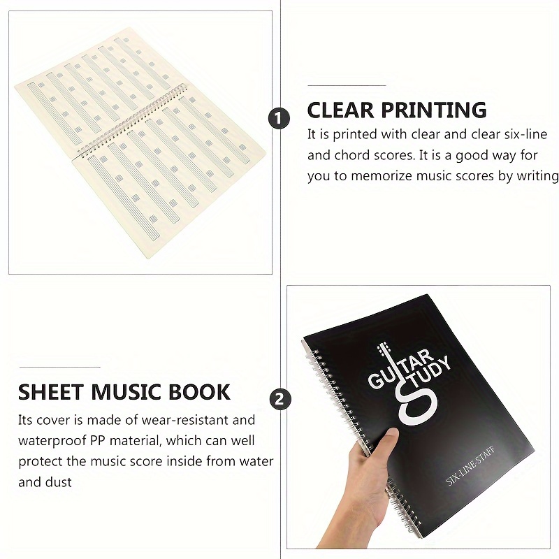 50 Halaman Buku Catatan Tablat - Blank Sheet Music Notebook ulasan dan harga