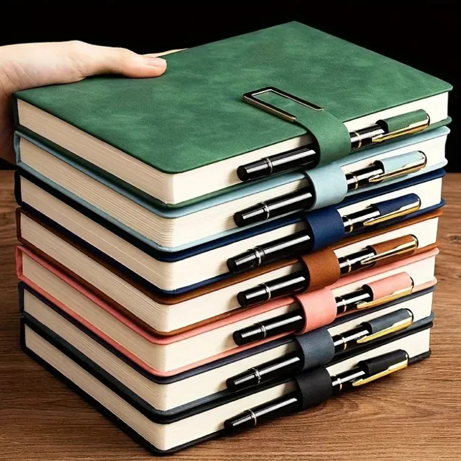 1 buah Buku Catatan Kulit A5 V - Vintage Leather Journal Notebook ulasan dan harga